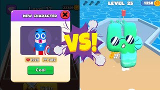 ⭐⭐Merge Master Monster Run 3D ⭐VS ⭐Merge Number Run 3D ⭐New Update Abcdefghijklmnop