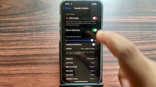 how to turn on / off silent mode on iphone 15 pro max