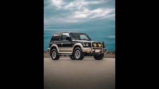 1992 Mitsubishi Pajero short wide XR II walk around