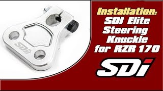 SDI RZR 170 Steering Knuckle Install