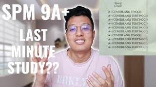 Last Minute Study Tips for SPM 2021