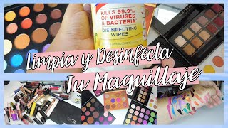 CÓMO LIMPIAR Y DESINFECTAR EL MAQUILLAJE Trucos y  Recomendaciones