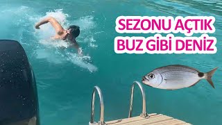 Sezonu Açtık Buz Gibi Saros'da Denize Atladım , Ne Balığı Tuttuk ?