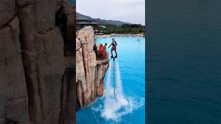 Amazing jump from flyboard #tiktok #youtube #thailand #waterpark ✌️✌️✌️