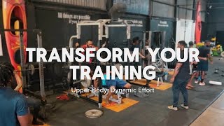 Transform Your Training: Upper-body Dynamic Effort‼️#gym #training #aesthetic #upperbody #foryou