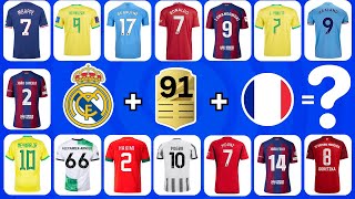 Can You Guess the Song, CLUB, JERSEY NUMBER And FC 24 CARD of Football Players?👕🔊 Football Quiz 2024