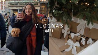 VLOGMAS Day 1 | DIY Advent Calendar & London Christmas Lights