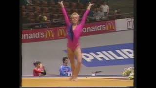 Michaela Ustorf (FRG) - Worlds 1987 - Team Competition - Floor Exercise