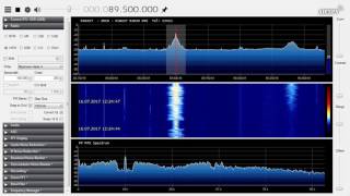 Es (sporadic E) FM DX - 89.5 MHz - Radio Kuwait Main Arabic - Madinat al-Kuwayt, Kuwait