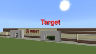 how to build a Target store minecraft tutorial