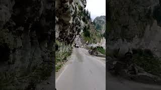 world's most dangerous road. way to Badrinath. uttarakhand.