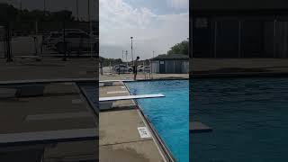 Diving at SCS Pool. Family pool day