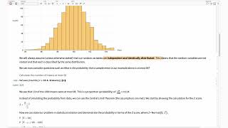 Statistics Example Problems - Sampling distribution of sample means