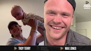 Max Jones Interviews Troy Terry on Ducks Stream