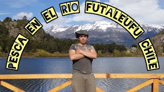 pesca de trucha en el rio futaleufu