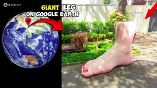 Found Giant Leg on google earth and google maps