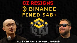 Tree City Live Ep. 84 - CZ RESIGNS FROM BINANCE! BINANCE FINED BILLIONS! CRYPTO CHAOS! #StayXen #XEN