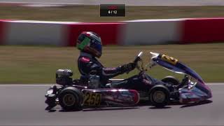 IAME Euro Series   Round 3 Wackersdorf Saturday Heat 8