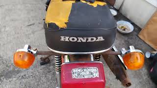 Restoration of 1977 Honda ct70 part one.