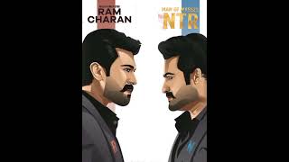 Mega Power Star Ram Charan & man of Masses Jr NTR #ramcharan #megapowerstar #jrntr #manofmasses