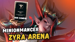 ABSOLUTELY 100K DAMAGE with Zyra MINIONMANCER 2v2v2v2 League of Lengends