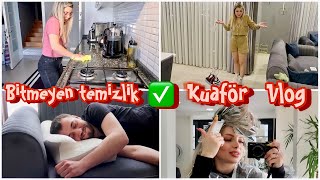 BİTMEYEN TEMİZLİK VLOG KUAFÖR BÜŞRA PEKTAŞ