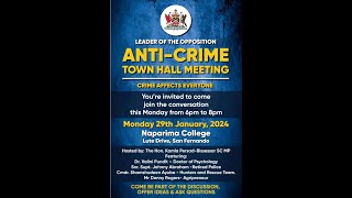 UNC Anti-Crime Town Hall Meeting. NOW LIVE