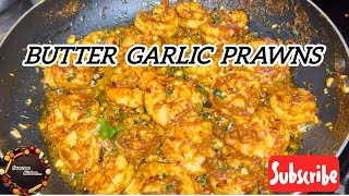 BUTTER GARLIC PRAWNS RECIPE..🦐🦐