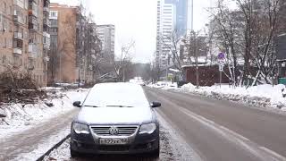 Улица Василисы Кожиной 16.02.2018, вырублены деревья в 55 квартале.