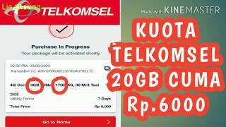 Paket Murah Telkomsel cuma Rp.6000 dapat 20GB. 4g ceria