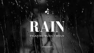 Tranquil Rainfall: Serene Sounds and Soothing Music for Ultimate Relaxation (Black Screen) 1 Hour