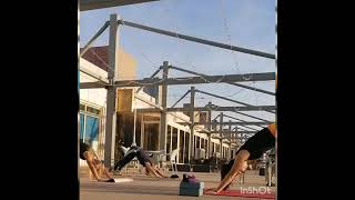 Sun salutation Alhamra yoga morning, ras al KHaimah 2021