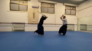 2° kata Omote Katori Shintō-Ryū