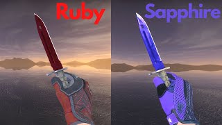 Bayonet RUBY and SAPPHIRE Showcase