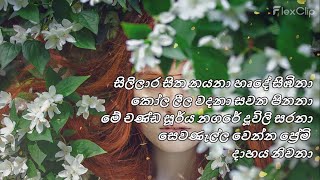 Athula Adhikari - සිලිලාර සිත නයනා | Sililara Sitha Nayana  with Lyrics