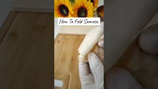 Here Comes Ramadan 🌙How To Fold Samosa#samosalover #easysamosamaking #shortsviral #youtubeshorts