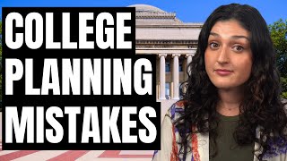 Don't make these college planning MISTAKES!