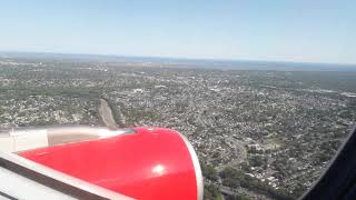 New York JFK arrival and landing via Serbian airways 2021