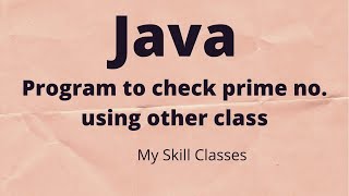 Java program for prime numbers | Java program to check prime no. | how to find prime no in java