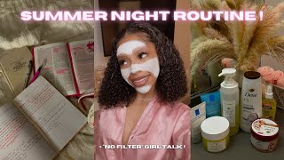 *realistic* summer night routine: girl talk, target run, shower routine, skin care, playlist + more