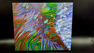 CRAZY Rainbow Acrylic Pour Painting? 😍👌  Acrylic Cloud Pour Technique!