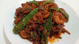 masala prawn fry 🦈🦈easy  recipe🦈Non-veg foods.com