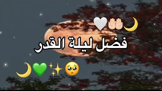 دعاء ليلة القدر/حالات واتس اب🌸 فضل ليلة القدر 💚/ افضل دعاء ليلة القدر// حالات واتس اب ليلة القدر2023