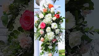 Beautiful FLOWERS for Wedding Ceremony! #ceremony #flowers #shorts