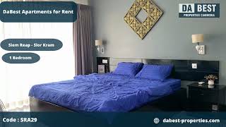 SERVICED APARTMENT FOR RENT SIEM REAP 2 BEDROOMS - SRA29