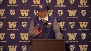 Apple Cup - Post Game Words with Coach Petersen