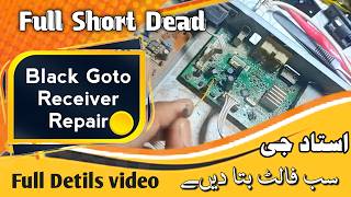 Black Goto Receiver Repair | Full Short 1506c Dead receiver Repair | m4usolution