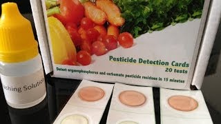 Pesticide Detection Test Cards