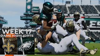 New Orleans Saints vs. Philadelphia Eagles | 2022 Week 17 Game Highlights | M23