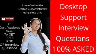 Desktop Support Interview Questions and Answers - 100% asked in Interview #desktopsupport #support